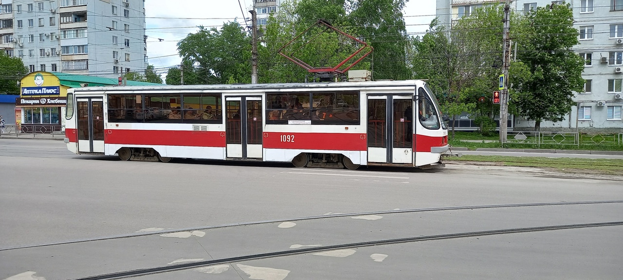  В Самаре с 30 июля возобновили движение трамваев на Антонова-Овсеенко 