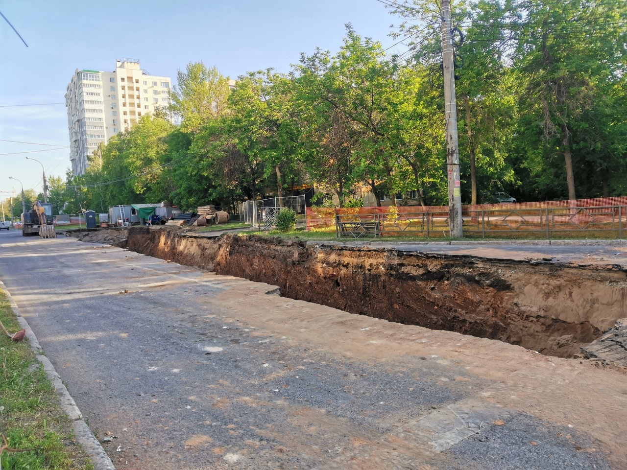  Специалисты завершили замену участка теплосети на ул. Гагарина в Самаре 30 июля 