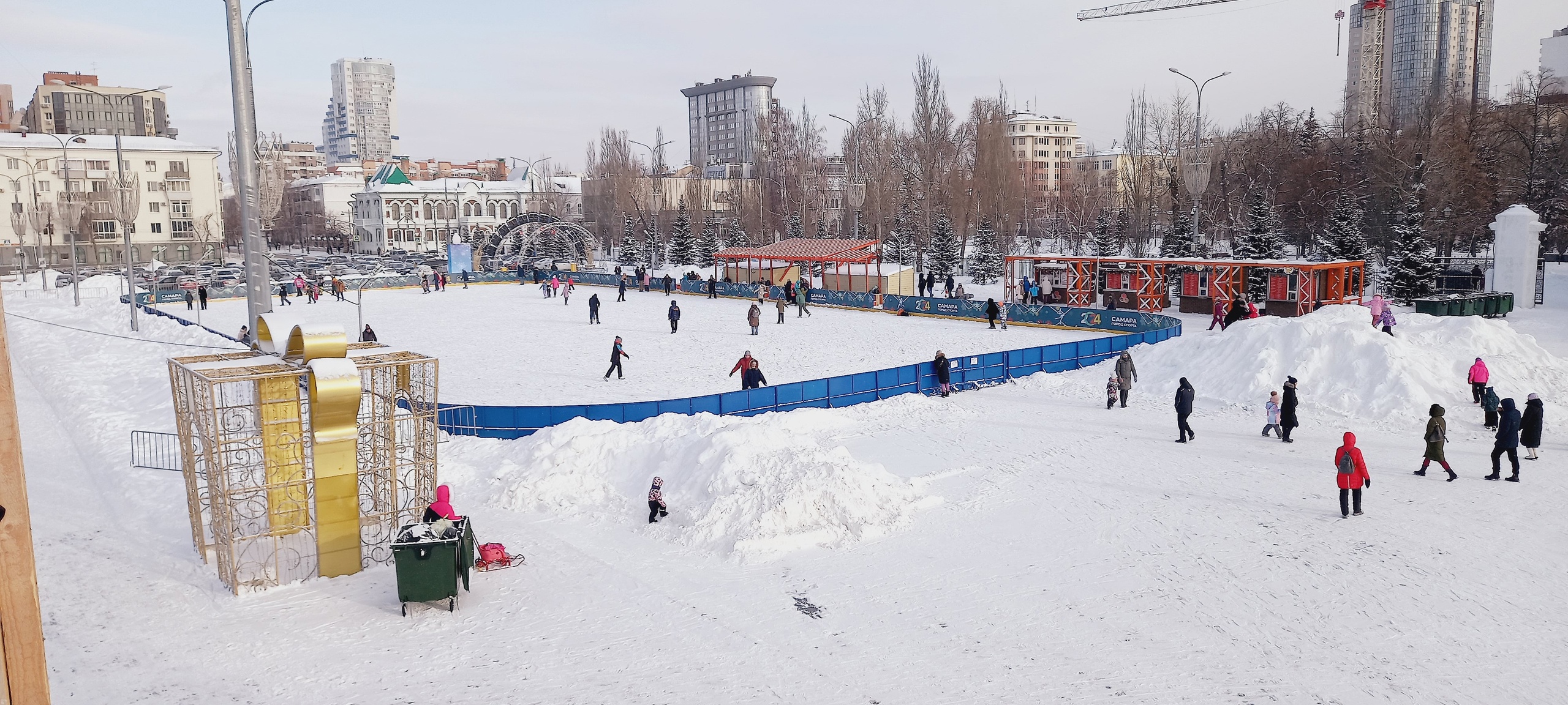  В Самаре для массового катания откроют 116 ледовых площадок 