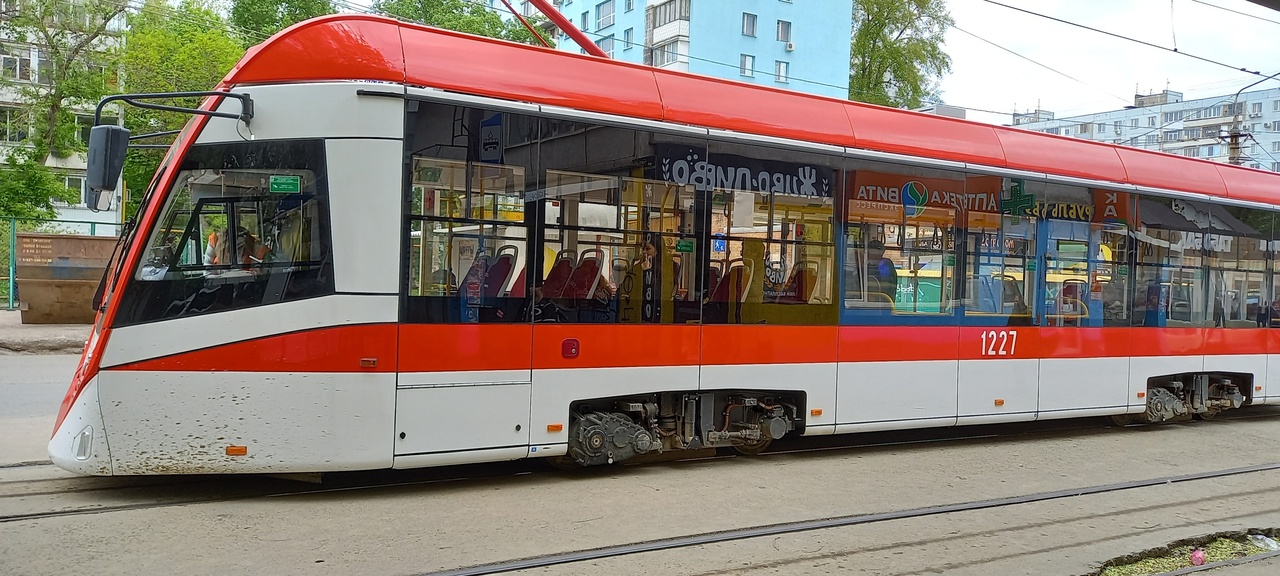  В Самаре восстановили движение трамваев на ул. Антонова-Овсеенко утром 30 июля 