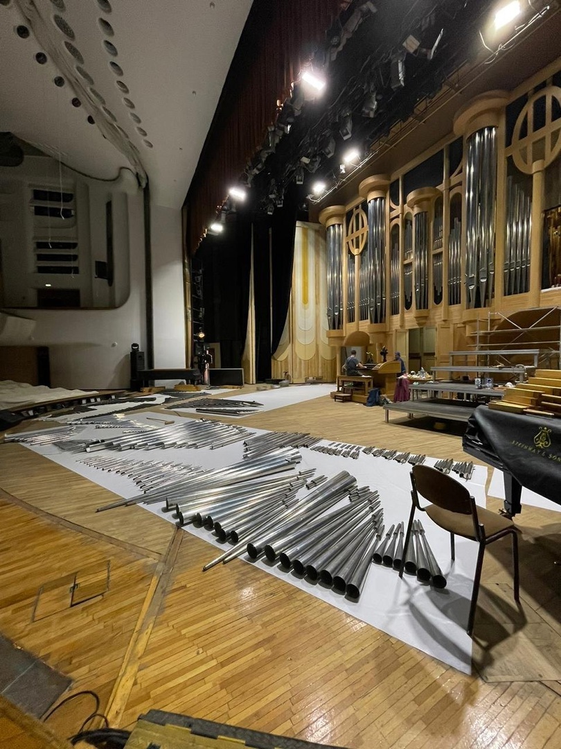  В Самарской филармонии орган готовится к новому концертному сезону 