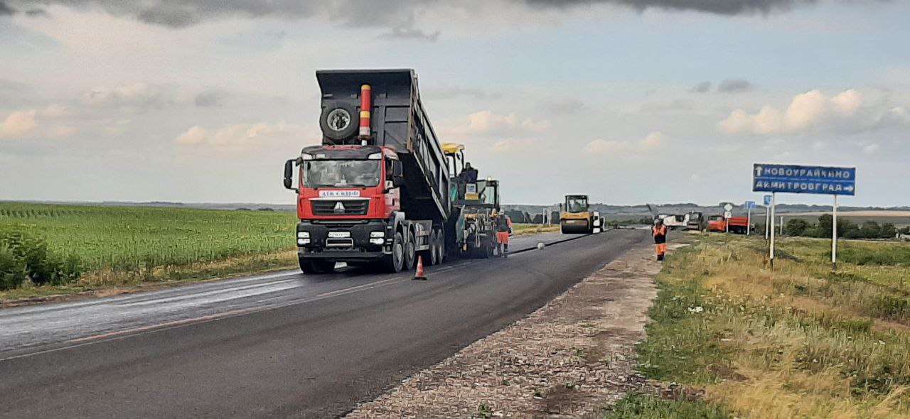  Реализация дорожного нацпроекта: продолжается масштабный ремонт автодороги регионального значения «Ульяновск – Самара» - Новая Бинарадка 