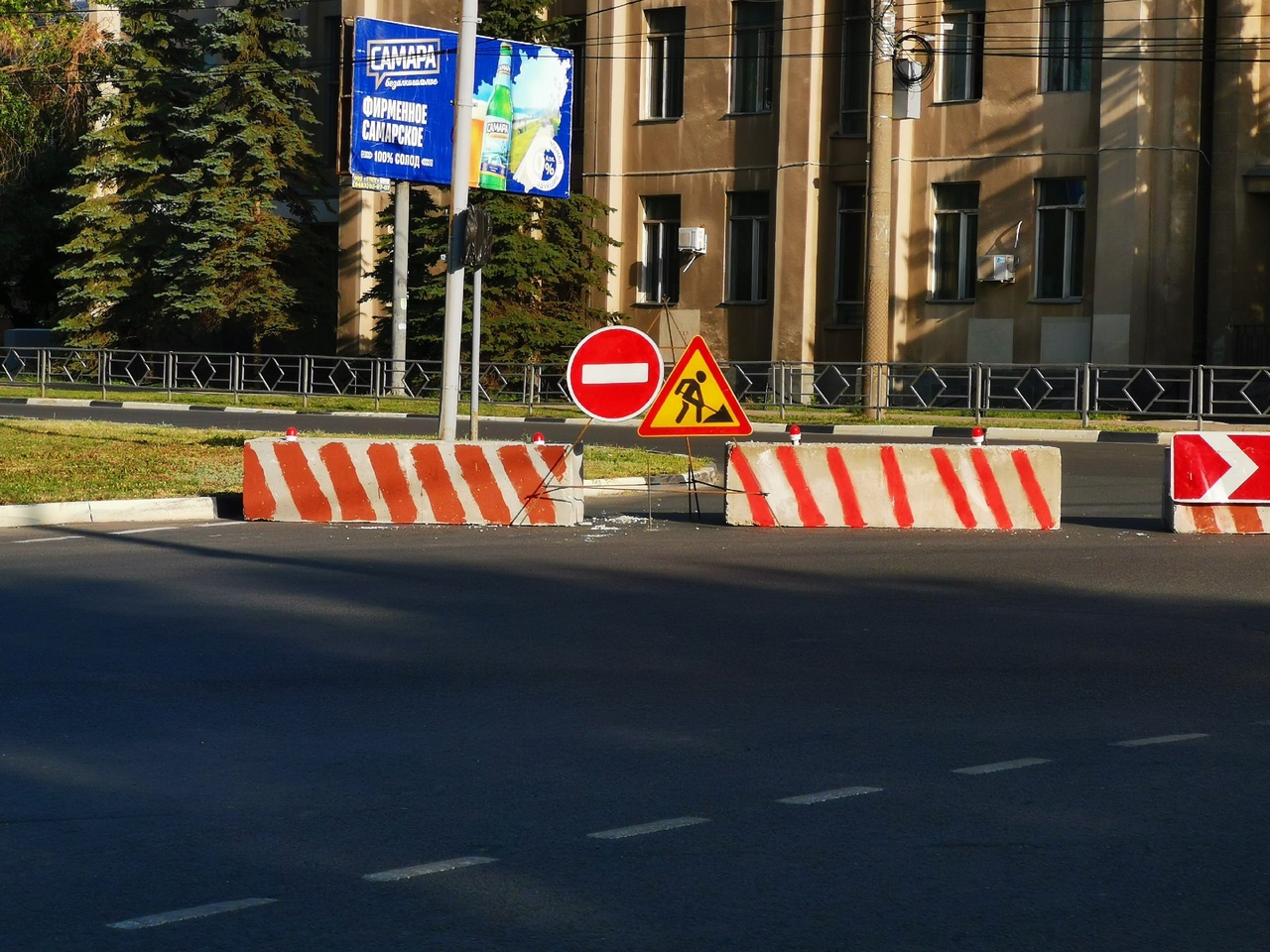 На участке улицы Чапаевской в Самаре введется одностороннее движение в августе 