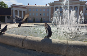 В Самаре состоялись тестовые пуски фонтанов 